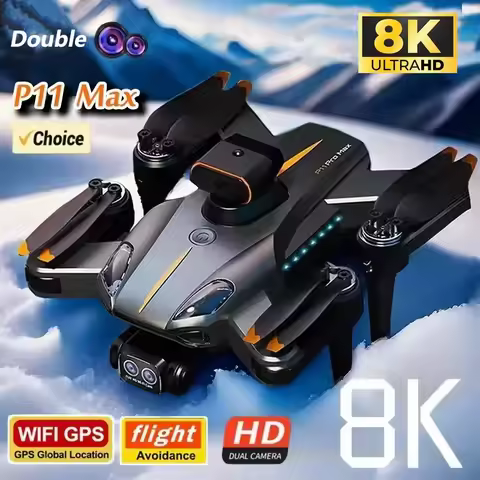 P11 Pro MAx Drone 8K Professional HD Camera 5G GPS Wifi Four-way Intelligent Obstacle Avoidance Fold