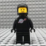 【星月】LEGO樂高純色 黑色宇航員人仔 sp003 初版經典太空人1984年 70841