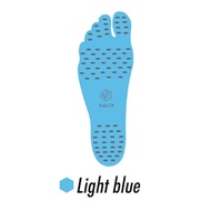 ที่ติดเท้า แผ่นติดเท้า ที่แปะเท้า Nakefit แผ่นแปะเท้า แผ่นรองเท้าสุดจี๊ด1คู่   (สี ฟ้า ) กันน้ำ กันความร้อน และกันลื่น ป้องกันเท้าเกิดบาดแผล 1 Pair Pads Sticker Shoes Stick on Soles Sticky Pads for Feet