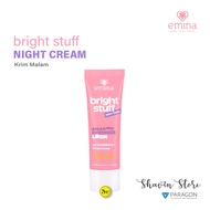Emina Bright Stuff Night Cream 20ml Skincare Remaja Krim Malam Pelembab Wajah