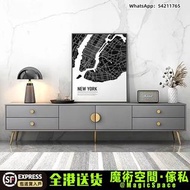 [🚚包送貨] 輕奢電視櫃客廳櫃地櫃 白色灰色电视柜 TV cabinet