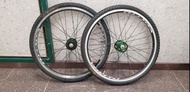 二手 BMX單車輪組連內外呔，451-20x1 3/8  (指定交收地點：屯門碼頭區 世界龍崗劉德容紀念小學門外交收)
.