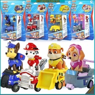【Ready Stock】Paw Patrol Dogs Cars Toys Set With Pull-Back Function Vehicle Set Toy Gift for