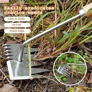 SFBSF Rake, Stainless Digging Tools Hand Weeder Tool, Home&amp;Garden Farmland Handheld Portable Weed Dandelion Remover