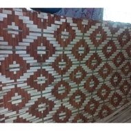 Amakan/Sawali native bamboo wall diamond design 5pcs.set size:4×8