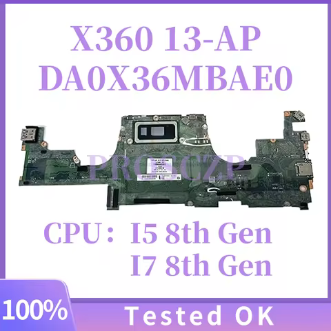 DA0X36MBAE0 L37637-601 L37638-601 For HP SPECTRE X360 13-AP Laptop Motherboard REV: E