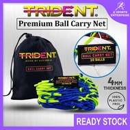 Trident Premium Ball Carry Net (10 Balls) Jaring Bola Beg Bola Ball Holder Carrier Basketball Net Ne