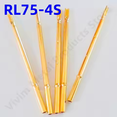 20/100PCS RL75-4S Test Pin PL75-B1 Receptacle Brass Tube Needle Sleeve Seat Solder Connect Probe Sle