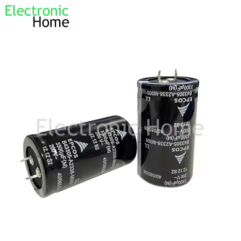 1PCS/LOT Ox Horn Capacitance 200V 3300UF Aluminum Electrolytic Capacitor Size 35*60MM 20% 200V3300uF