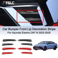 YNFF Car Decoration Car Bumper Front Lip Decoration Stripe For Hyundai Elantra CN7 N 2023-2025 Car S