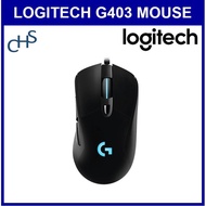 Logitech G403 Gaming Wired Mouse With HERO 16K Sensor 2 Year Singapore Warranty 910-005634