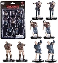 8 Painted Fantasy Zombie Mini Figures- All Unique Designs- 1" Hex-Sized Compatible with DND Dungeons