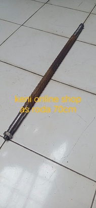 as roda/untuk lebar gerobak 70cm/besi as roda gerobak/besi as ulir roda gerobak/besi ulir 25mm/as gerobak