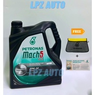 Petronas Mach5 Plus 20W50 20W-50 Engine Oil (4L) - Mileage 5000km Premium Mineral