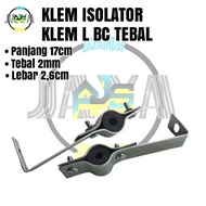 L Clamp BC Isolator Cable Clamp Lightning Protection Grounding Rod Clamp Rod Grounding Clam Ground R