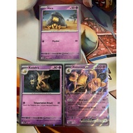Pokemon TCG 151 Promo - Abra - 063/165 - Holo Promo, Kadabra - 064/165 - Holo Promo, Alakazam ex - S
