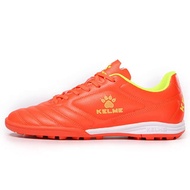 KELME Men Training TF Soccer Shoes หญ้าเทียม Anti-Slippery Youth Football Shoes AG Sports Training Shoes 871701 a