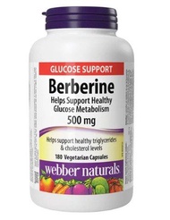 加拿大🇨🇦包郵直送 Webber Naturals 維柏健 黃連素 Berberine 500 mg, 180 Vegetarian Capsules 180粒膠囊 COSTCO直購