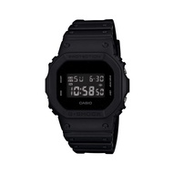 Men's DW5600BB-1 Black Resin Quartz Watch with Digital Dial