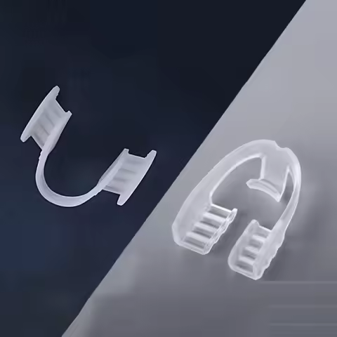 8pcs Silicone Sleep Aid Mouth Guard Bruxism Teeth Grinding Guard Sleep Mouthguard Splint Clenching N