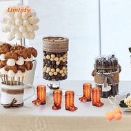 UMISTY 10Pcs Mini Cowboy Boot Glasses, 1 Oz Plastic Western Cowboy Glasses, Creative Transparent Sho