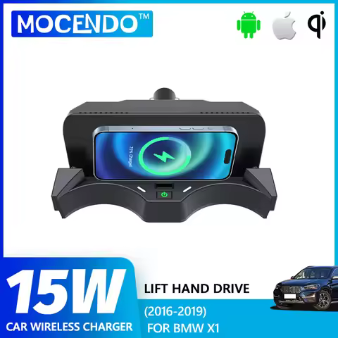 Car Wireless Charger For BMW X1 F48 F49 X2 F39 2016-2019 Mobile Charge Phone Holder Fast Charging us