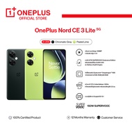 OnePlus Nord CE3 Lite 5G phone (8+256)GB โทรศัพท์มือถือวันพลัส กล้องหลัง 108MP ชาร์จไว 67W สมาร์ทโฟน โทรศัพท์เกม