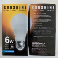 Sunshine LED燈泡 E27 6W 540流明 白光6500k