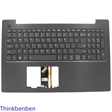 US English Iron Gray Keyboard Upper Case Palmrest Shell Cover For Lenovo V330 15 15ISK 15IKB 5CB0Q60