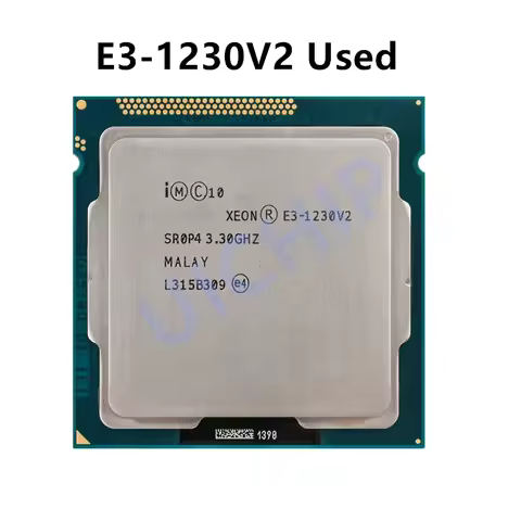 100% Original XEON E3-1230V2 processor 3.30GHZ Quad-Core E3-1230 V2 8M 1600MHz LGA1155 TPD 69W CPU E
