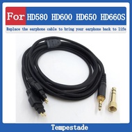 Suitable for HD580 HD600 HD650 HD660S Audio Cable Headphone Cable Ear Cable Extension Cable Adapter 