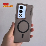 For OPPO A3 Pro 5G F27 Pro+ 5G – Minimalist Matte Magnetic Wireless Charging Hard PC Shockproof Phon