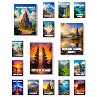 Indonesia Jakarta Souvenir Fridge Magnet V3