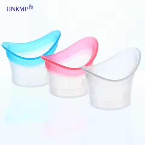 2pcs Eyewash Cup Silicone Resuable Soft Eye Bath Cup Eye Wash Cup For Elderly Women Men Children Pre