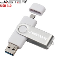 JASTER Usb แฟลชไดรฟ์ USB 3.0 OTG สำหรับสมาร์ทโฟน/แท็บเล็ต/ปากกาสไตลัสสำหรับสมาร์ทโฟนไดรฟ์4GB 16GB 32GB 64GB รุ่นไมโครความเร็วสูง USB สติ๊ก Pendrives