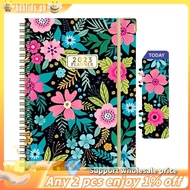 Weekly Monthly Planner Notebook 8.4 Inch X 6 Inch Planner Notebook Spiral Planner Notebook with Book