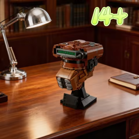 Hot New Releases 75351 Boushh helmet bust Star plan model building blocks DIY assembly brick Kids to