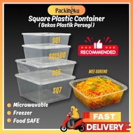 CB Square Plastic Container SQ1/SQ1500/SQ5/SQ7 Bekas Plastik Persegi