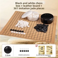 Double-Sided Solid Wood Chess Board Set for Beginners Adult And Child Go Chess High End Black And Wh