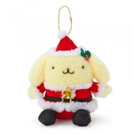 Sanrio - Pompompurin 布甸狗 日版 毛絨 公仔 毛公仔 匙扣 鑰匙鍊 鑰匙 掛飾 掛件 吊飾 布丁狗 (2021聖誕系列)