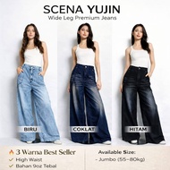 Scena YUJIN Women's Jeans Fit BB 60-80kg 9oz Denim Oversize Style