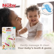 Nuby Silicone Gum Toothbrush Massager 3m+ Pink