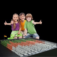 300 Keping Mainan Model Askar Moden Meja Pasir Askar Perang Dunia II Sim Kotak Pasir Man-at-Arms