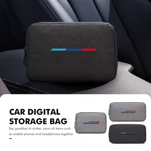 Car Digital Storage Bag Oxford Cloth Cable Tools Travel Purse For BMW E91 E92 E93 E60 F10 F30 E39 E3