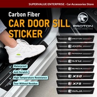 4Pcs Car Door Side Step Sill Rear Bonnet Anti Scratch Sticker Proton X70 X50 SAGA PERSONA EXORA IRIZ