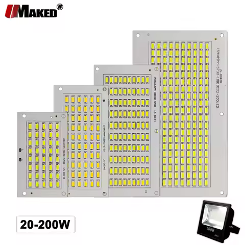5PC LED PCB Floodlight Plate Replace 20W 30W 50W 100W 150W 200W SMD5730 100%Full Power Light Source