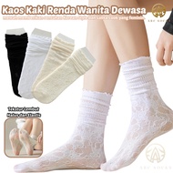 ABC Socks Women's Lace Mesh Socks | Breathable Lace Socks Mid |Tube Lace Party Socks