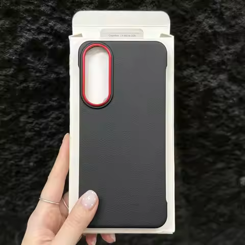 Case For OnePlus Nord 5 Matte Litchi Pattern Plastic Frameless Slim Armor PC Phone Cover For OnePlus