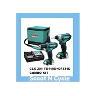 SNC - MAKITA CLX201 Cordless Combo Kit  - DF331D Driver Drill &amp; TD110D Impact Driver