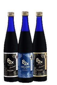 Combo 3 Chai Nước Uống Collagen 82X: COLLAGEN CLASSIC + COLLAGEN SAKURA + PLACENTA SAKURA (500ml/Ch